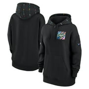 Women's Nike Black New York Jets 2023 NFL Crucial Catch Club Pullover Hoodie